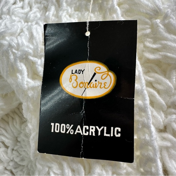 NWT Lady Bonaire Vintage 1970’s Knit Cape Shawl Poncho. Size Medium - Picture 5 of 6